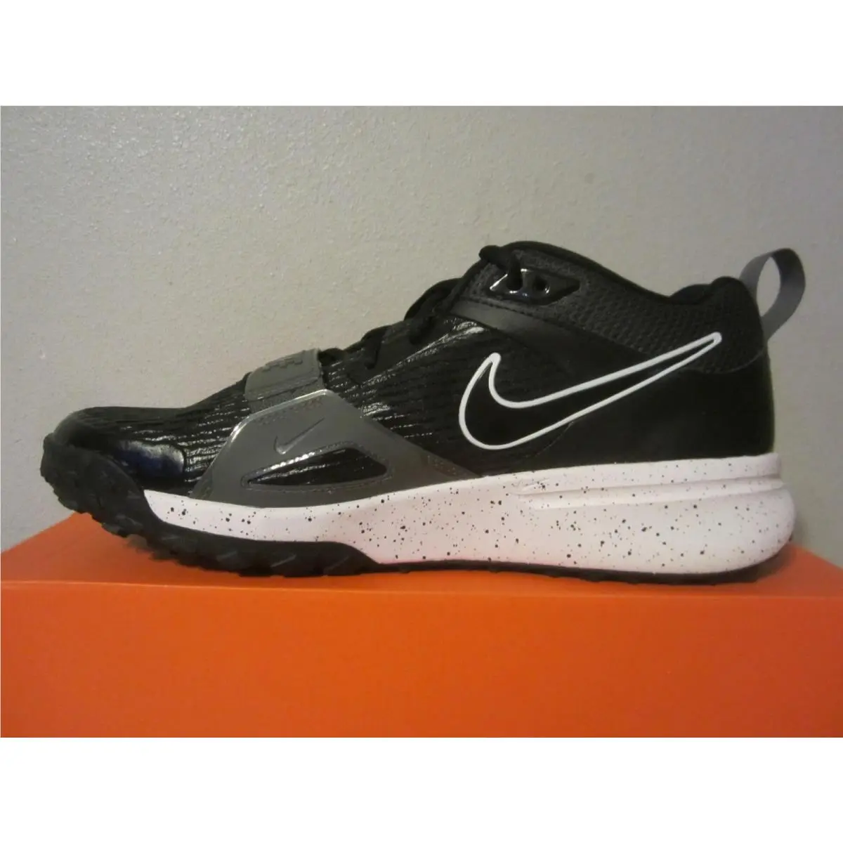 Nike shoes - Nike Air Zoom Diamond Elite Turf - DZ0503-003 - Black/White (UPC: 197597408286) 7