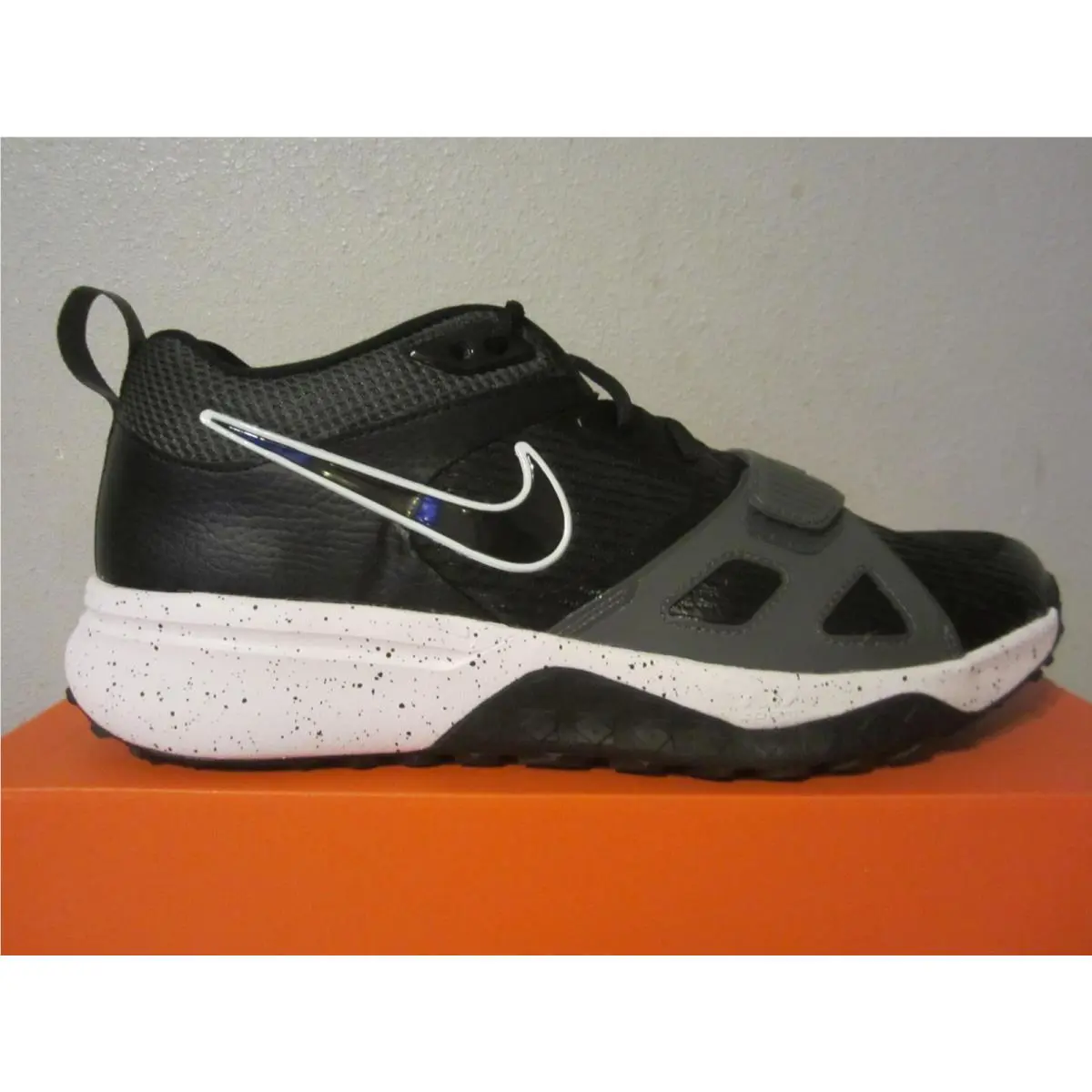 Nike shoes - Nike Air Zoom Diamond Elite Turf - DZ0503-003 - Black/White (UPC: 197597448848) 8