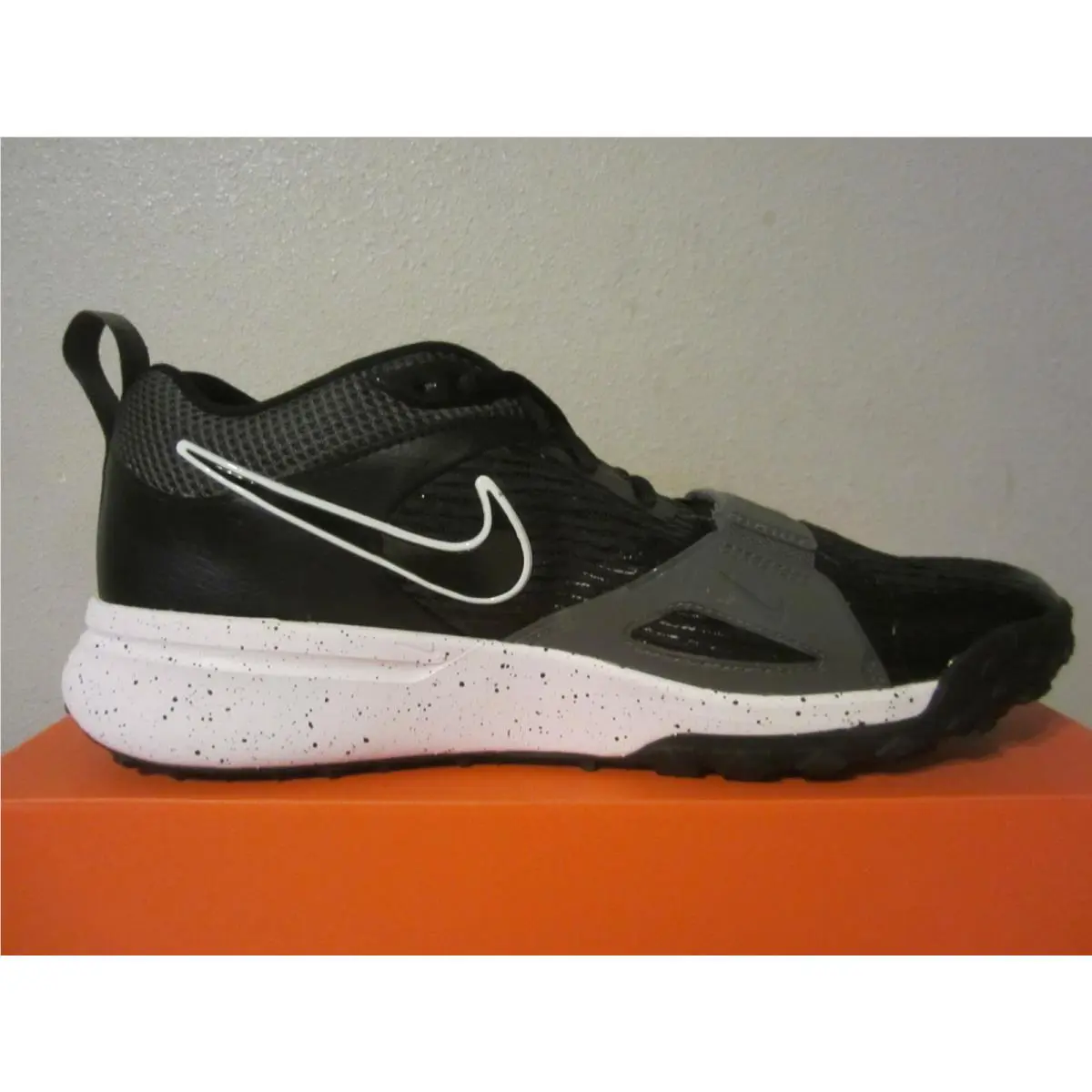 Nike shoes - Nike Air Zoom Diamond Elite Turf - DZ0503-003 - Black/White (UPC: 197597448848) 5
