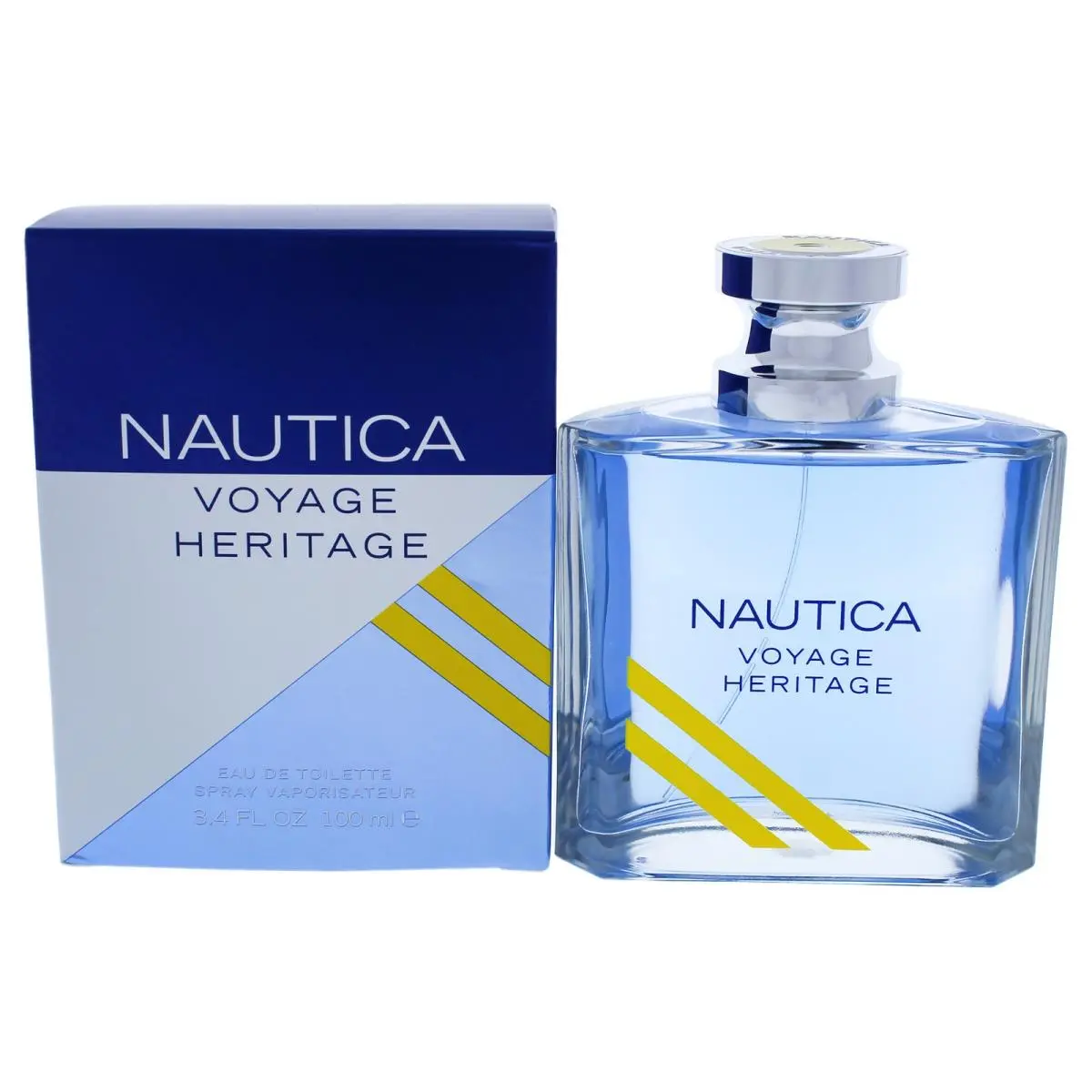 2 Pack Nautica Voyage Heritage by Nautica For Men - 3.4 oz Edt Spray