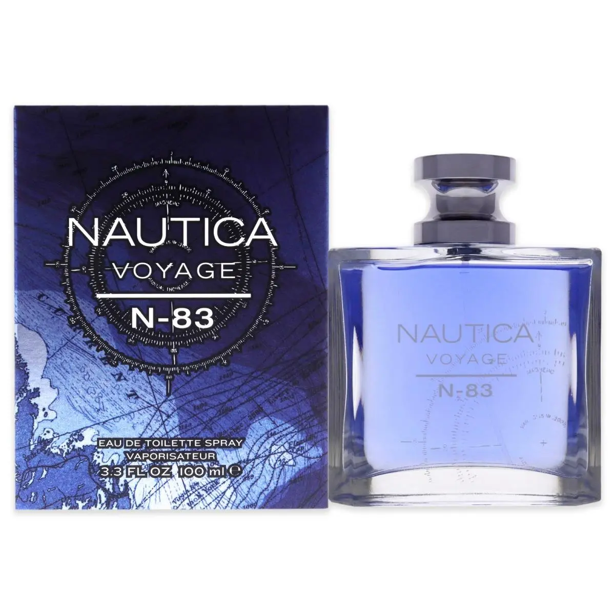 2 Pack Nautica Voyage N83 by Nautica For Men - 3.4 oz Edt Spray