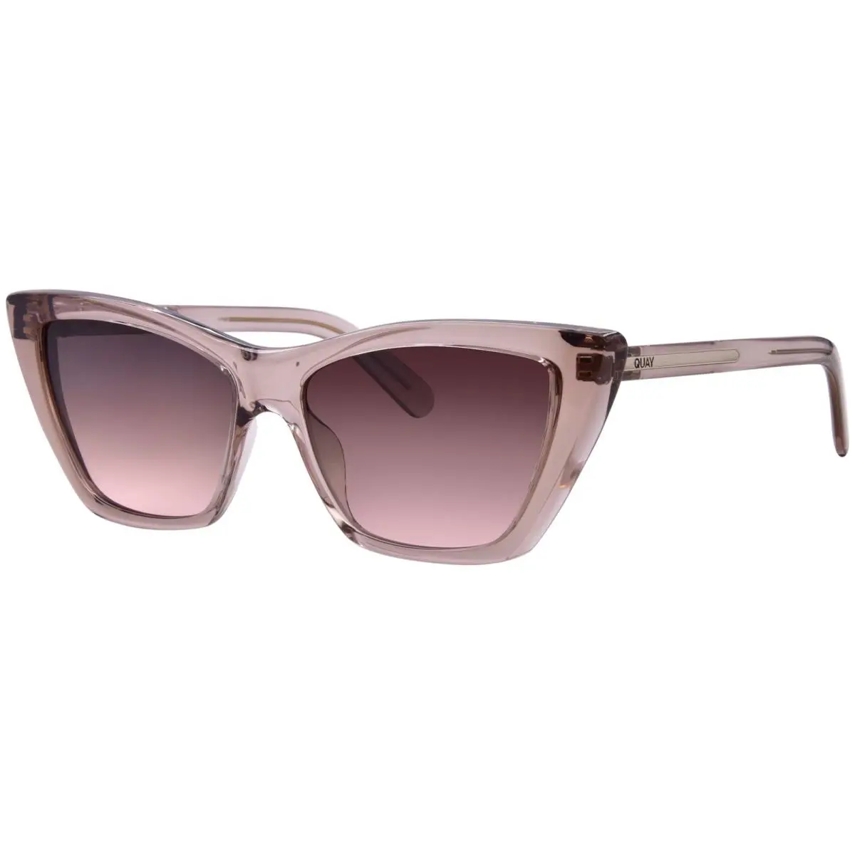 Quay Set-in-stone NO-NS-2618 Doe/brnrs Sunglasses Women`s Brown/brown/rose 55mm by QUAY