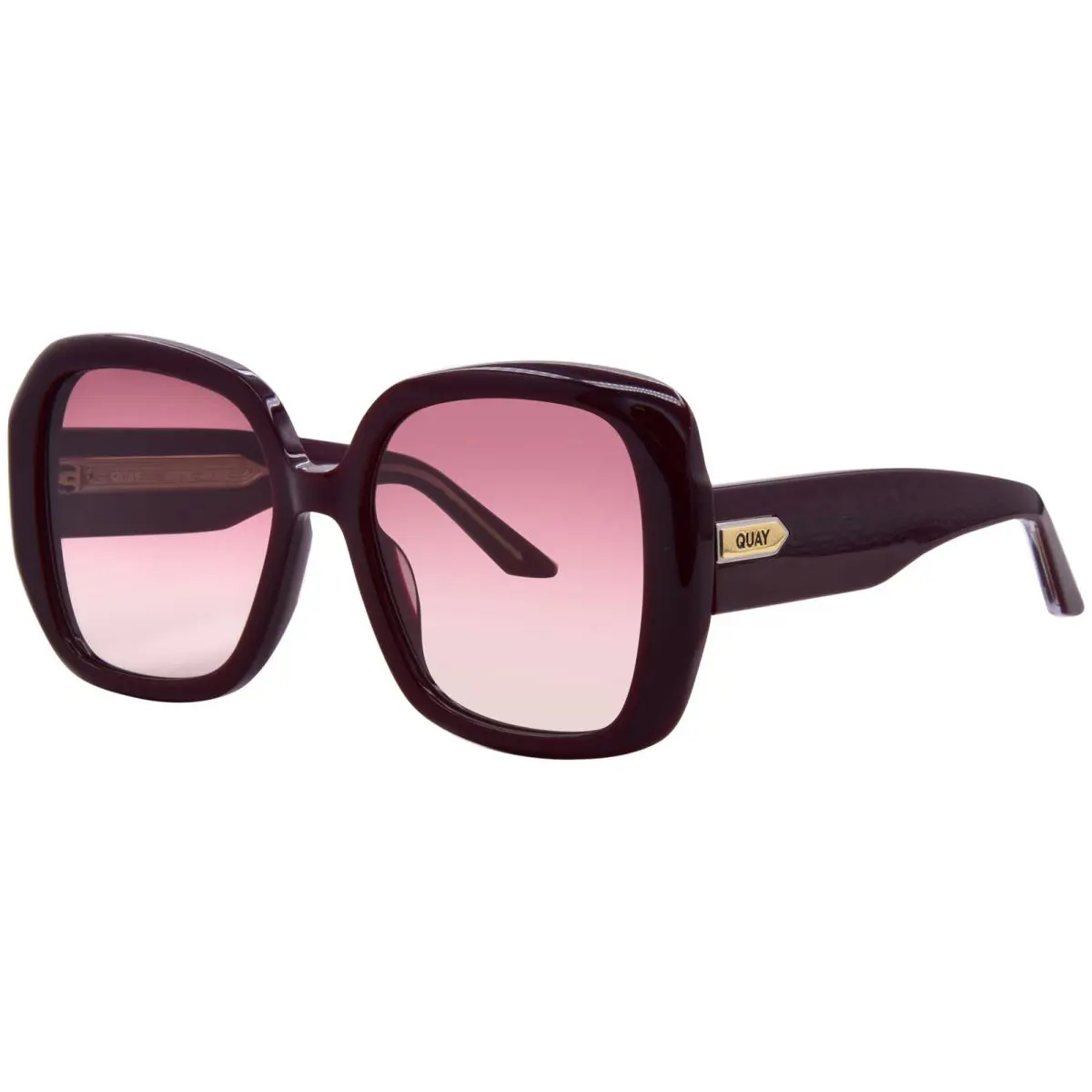 Quay Full Glam NO-NS-2307-PNT/PNTTP Sunglasses Women`s Pink/pink Gradient 56mm by QUAY