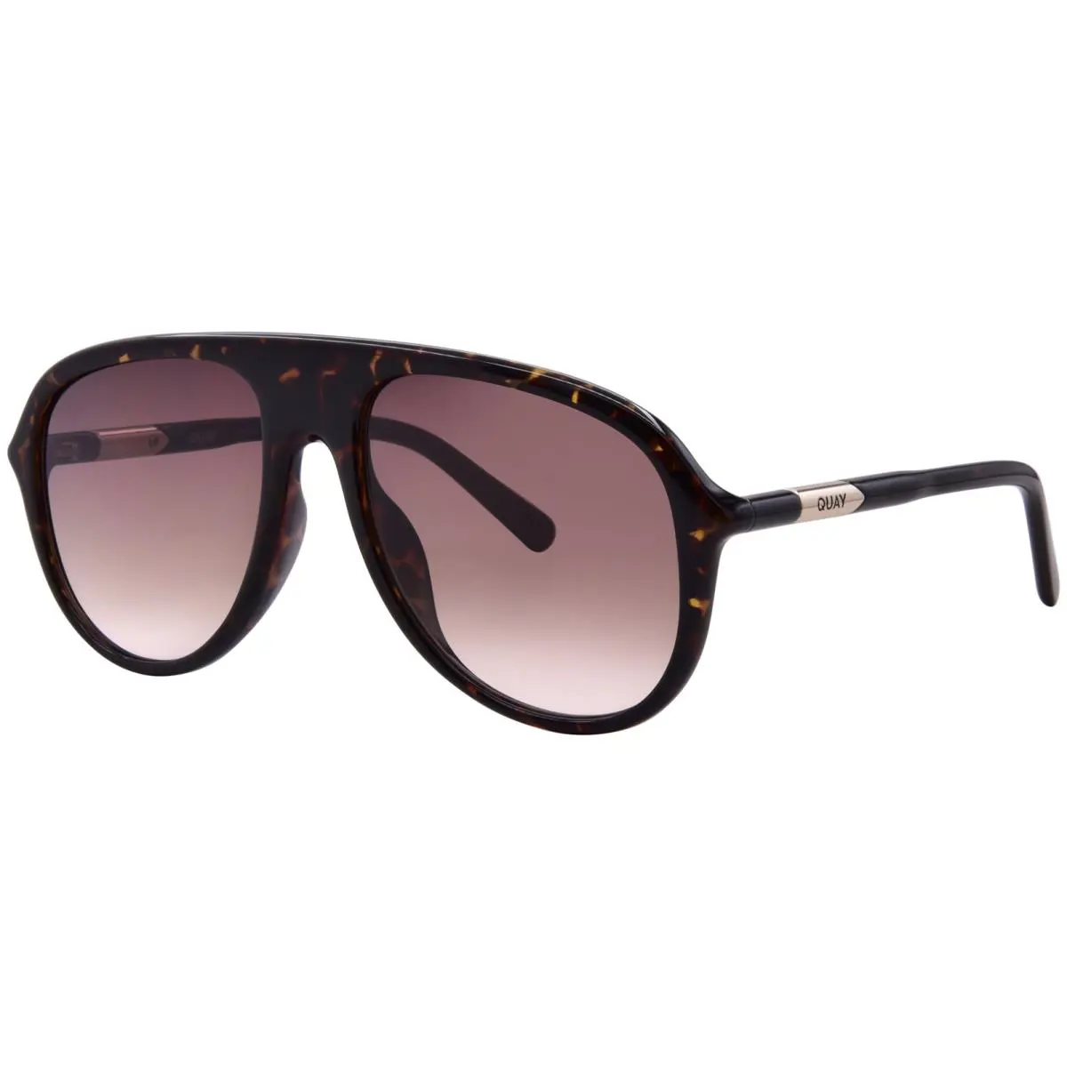 Quay Chart Topper NO-NS-2323 Dtrt/brn Sunglasses Women`s Tortoise/brown 57mm by QUAY