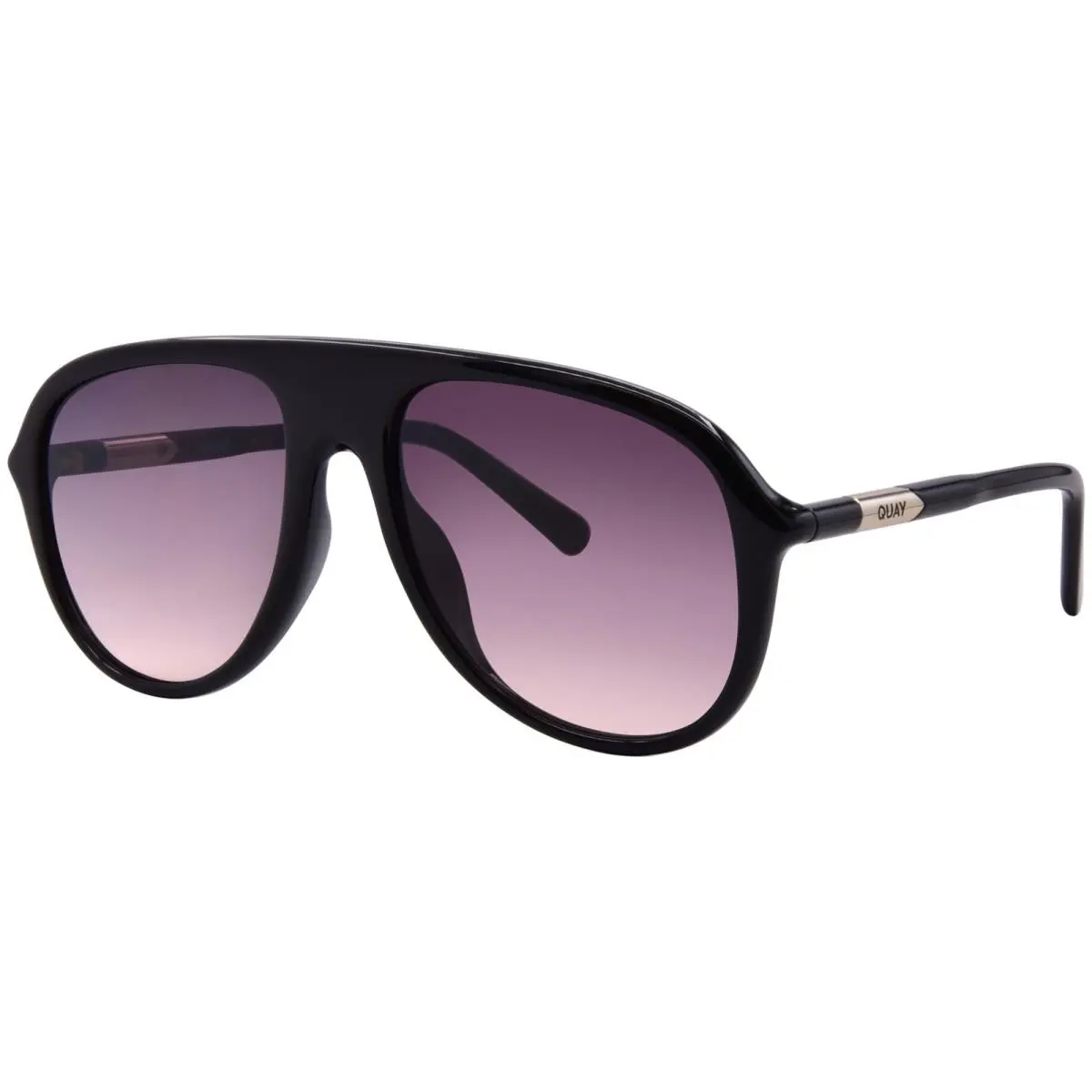 Quay Chart Topper NO-NS-2323 Blk/smktp Sunglasses Women`s Black/smoke/taupe 57mm by QUAY