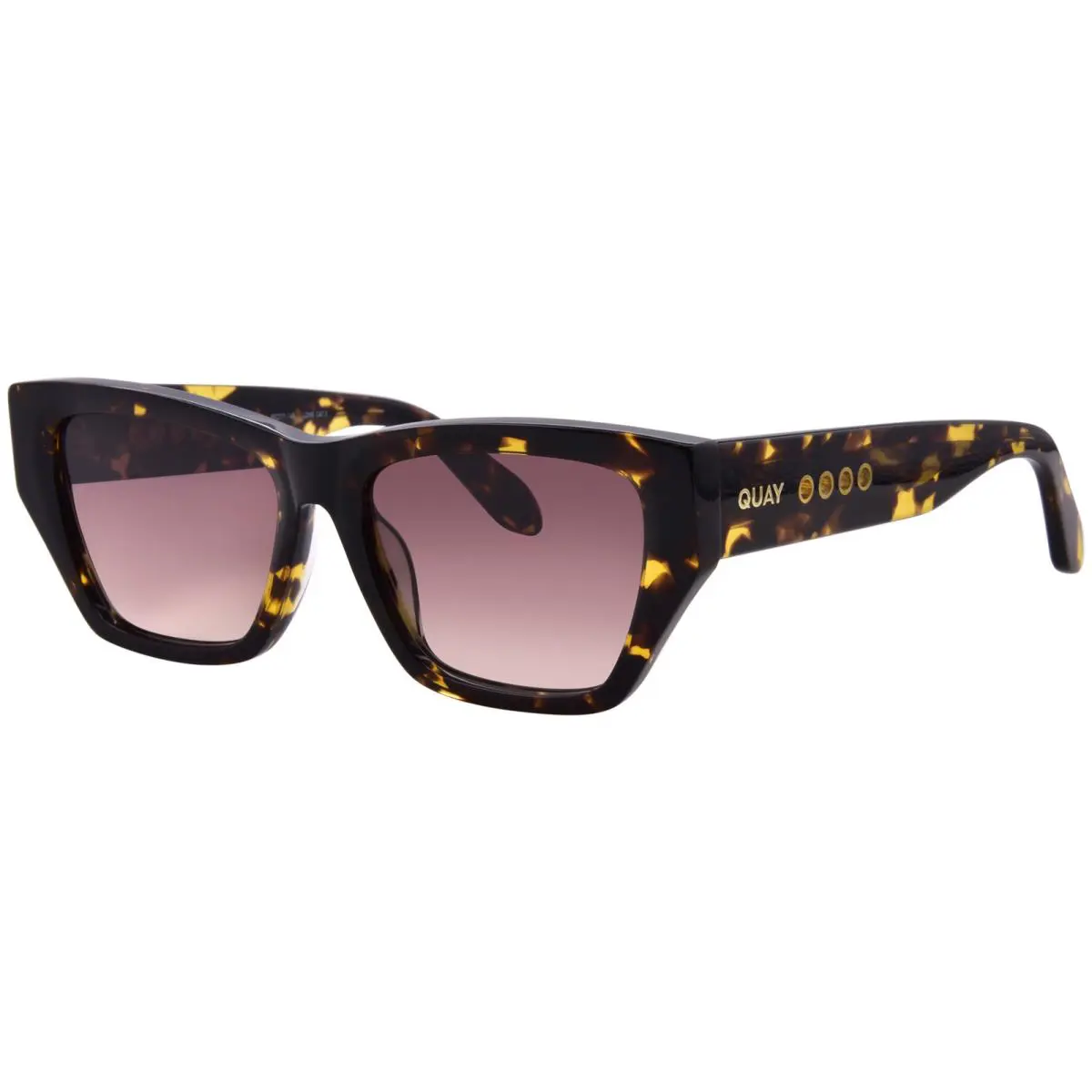 Quay No Apologies NO-NS-2257 Trtylw/doe Sunglasses Women`s Tortoise/brown 55mm by QUAY