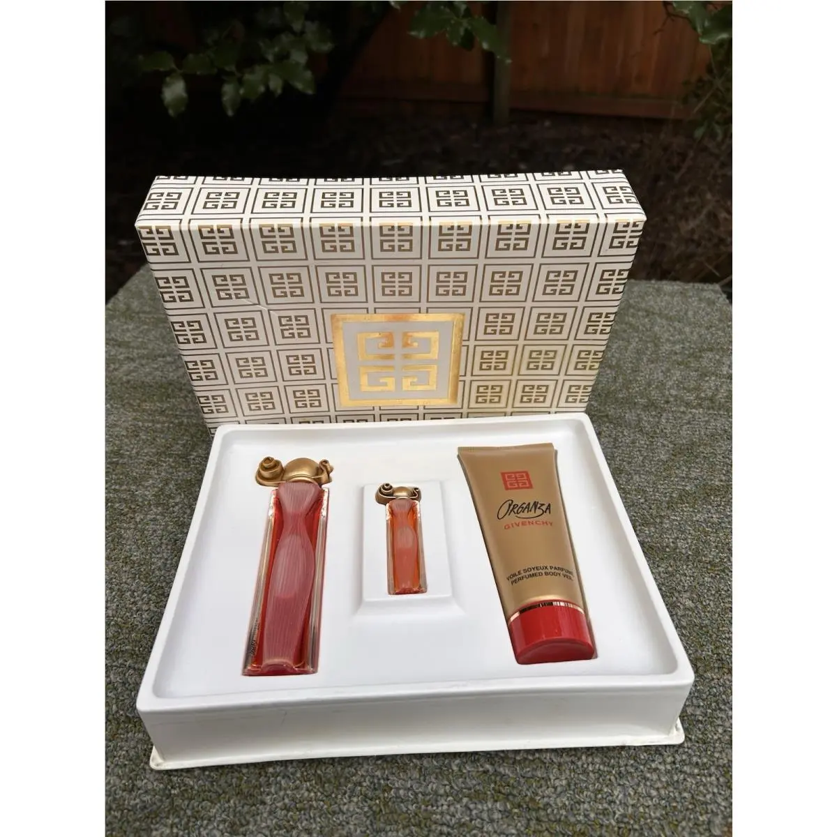 Vintage Givenchy Organza Gift Box 3 Piece Set