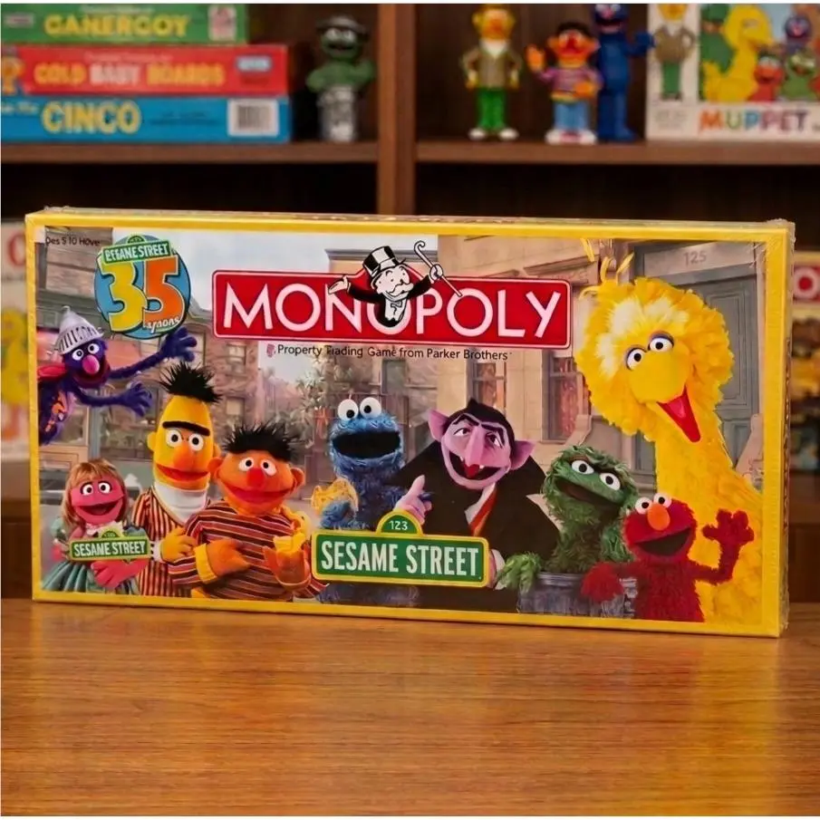 Sesame Street 35th Anniversary Collector`s Edition Monopoly Board Game