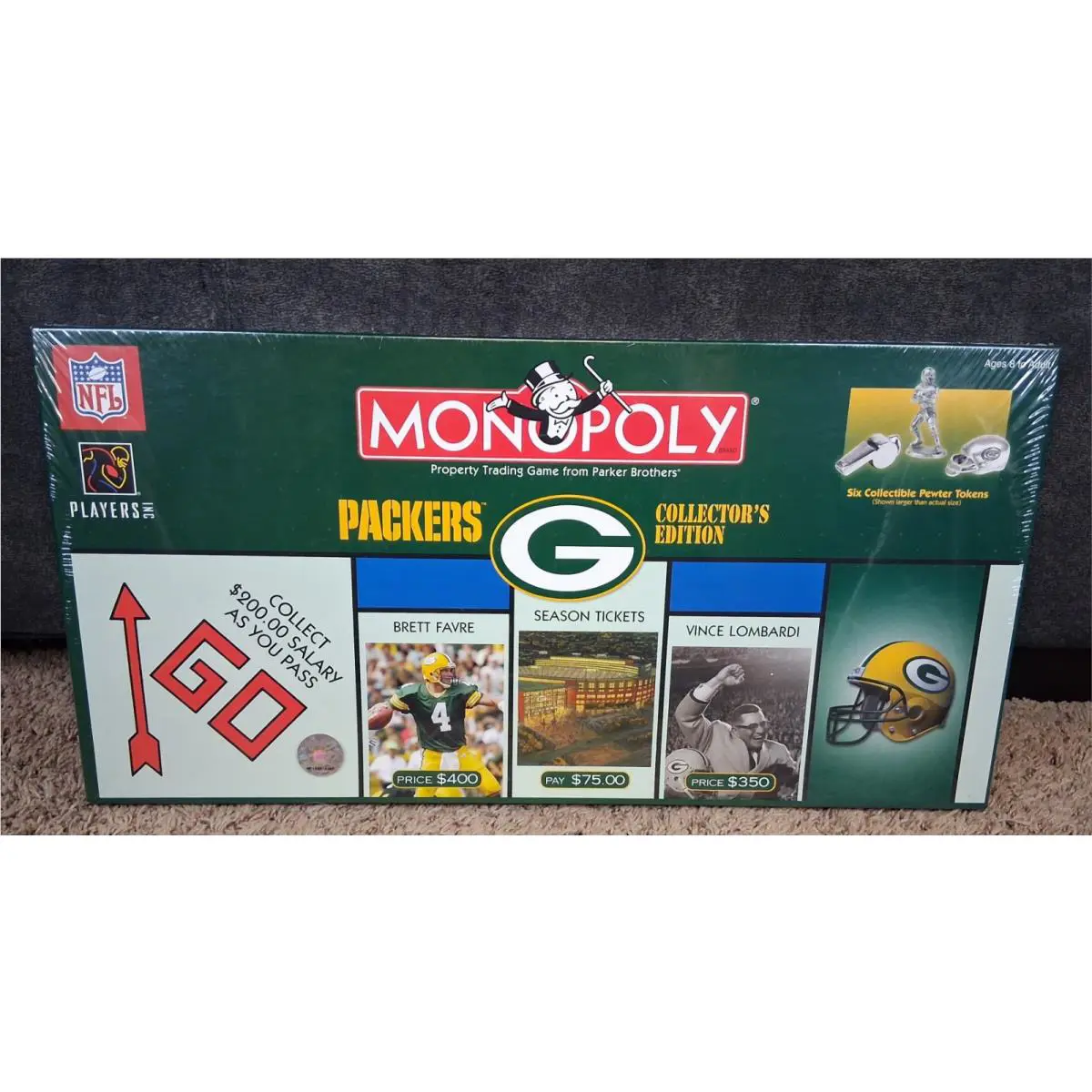 Green Bay Packers Monopoly Collector`s Edition 2003 Board Game