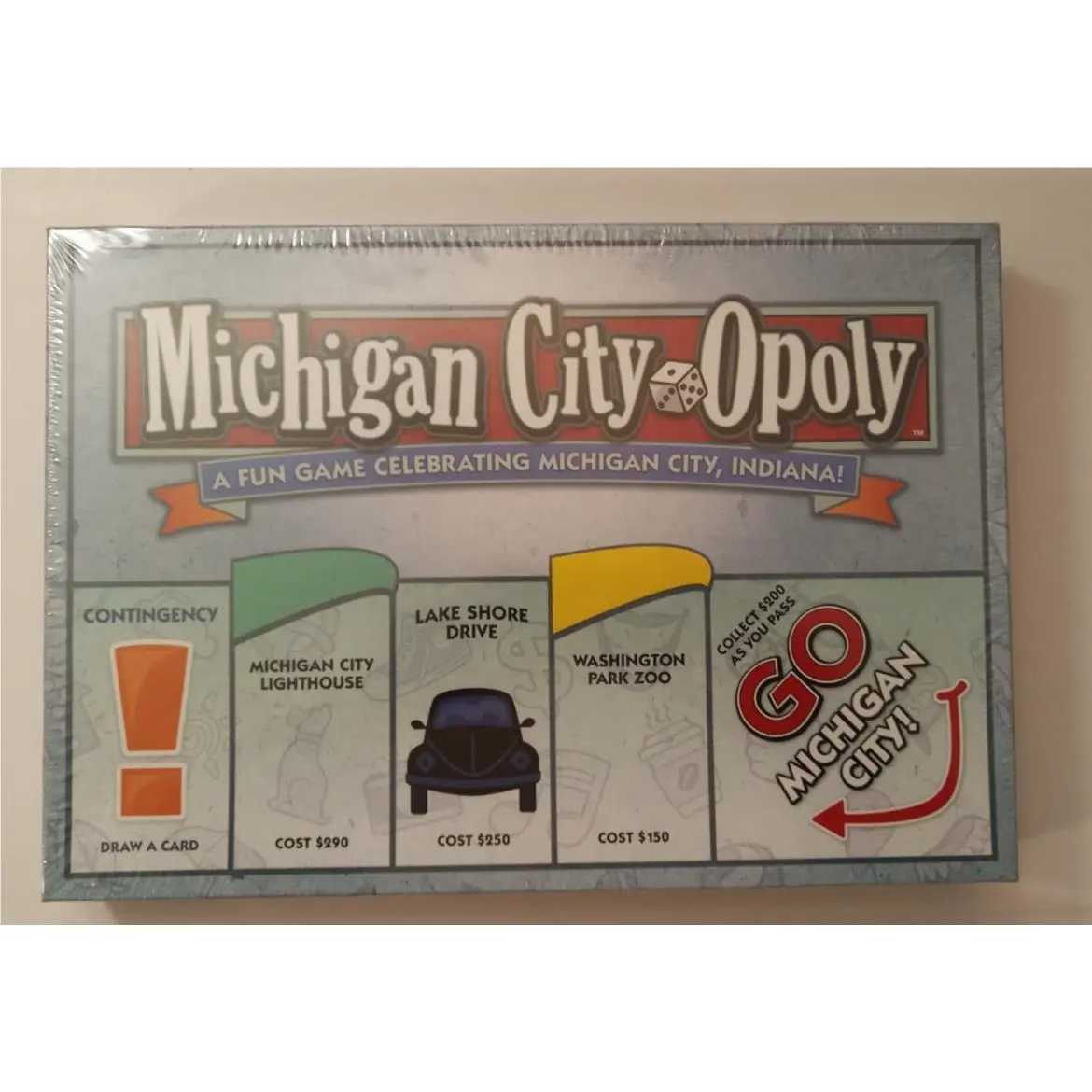 Michigan City Opoly Board Game Board Monopoly Indiana Fun Unique Gift