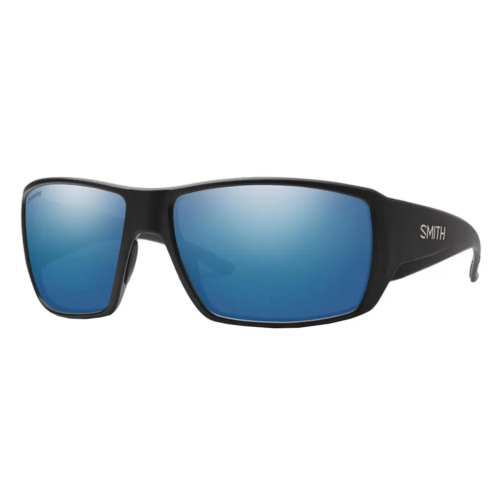 Smith Guides Choice Polarized Sunglasses Matteblack Bluemirror Chromapopglass by Smith Optics