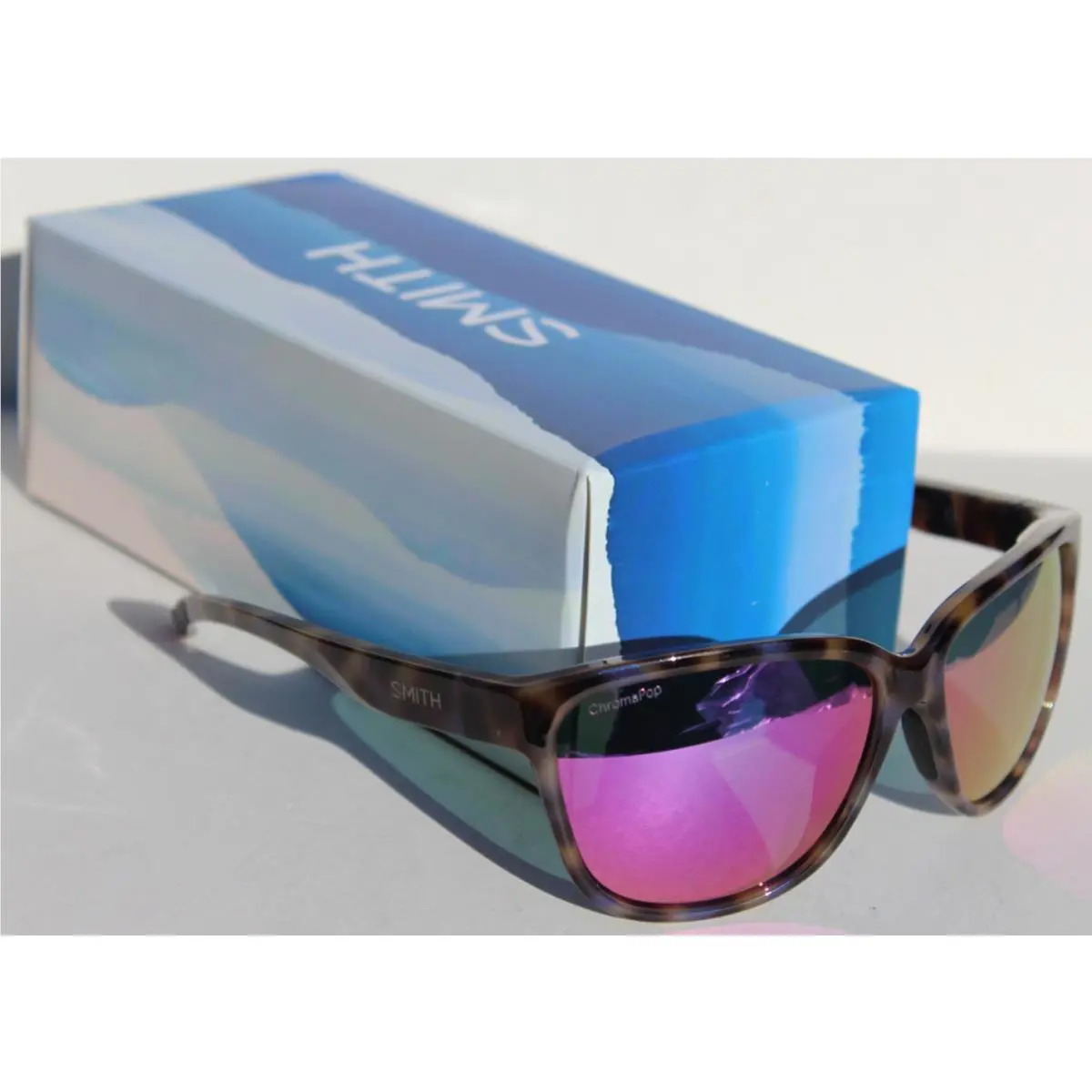 Smith Optics Monterey Polarized Sunglasses Havana Lilac/purple Mirror