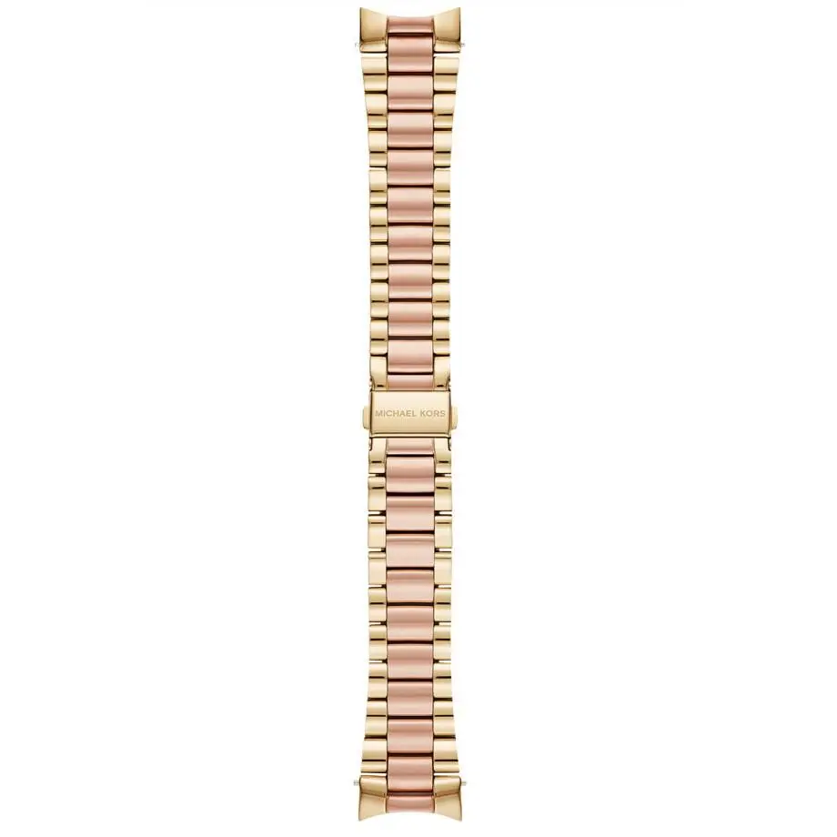 Michael Kors Bradshaw Two Tone Stainless Steelsmart Watch Strap- JC313