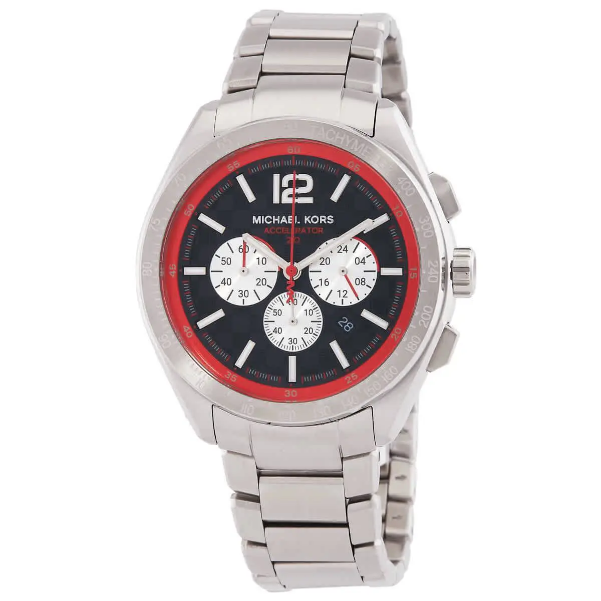 Michael Kors Accelerator 2.0 Chronograph Quartz Black Dial Men`s Watch MK9176
