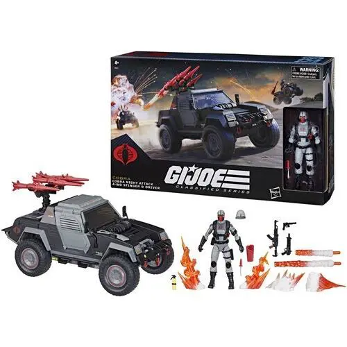 Hasbro G.i. Joe Classified Series 120 Cobra Night Attack 4-WD Stinger Driver