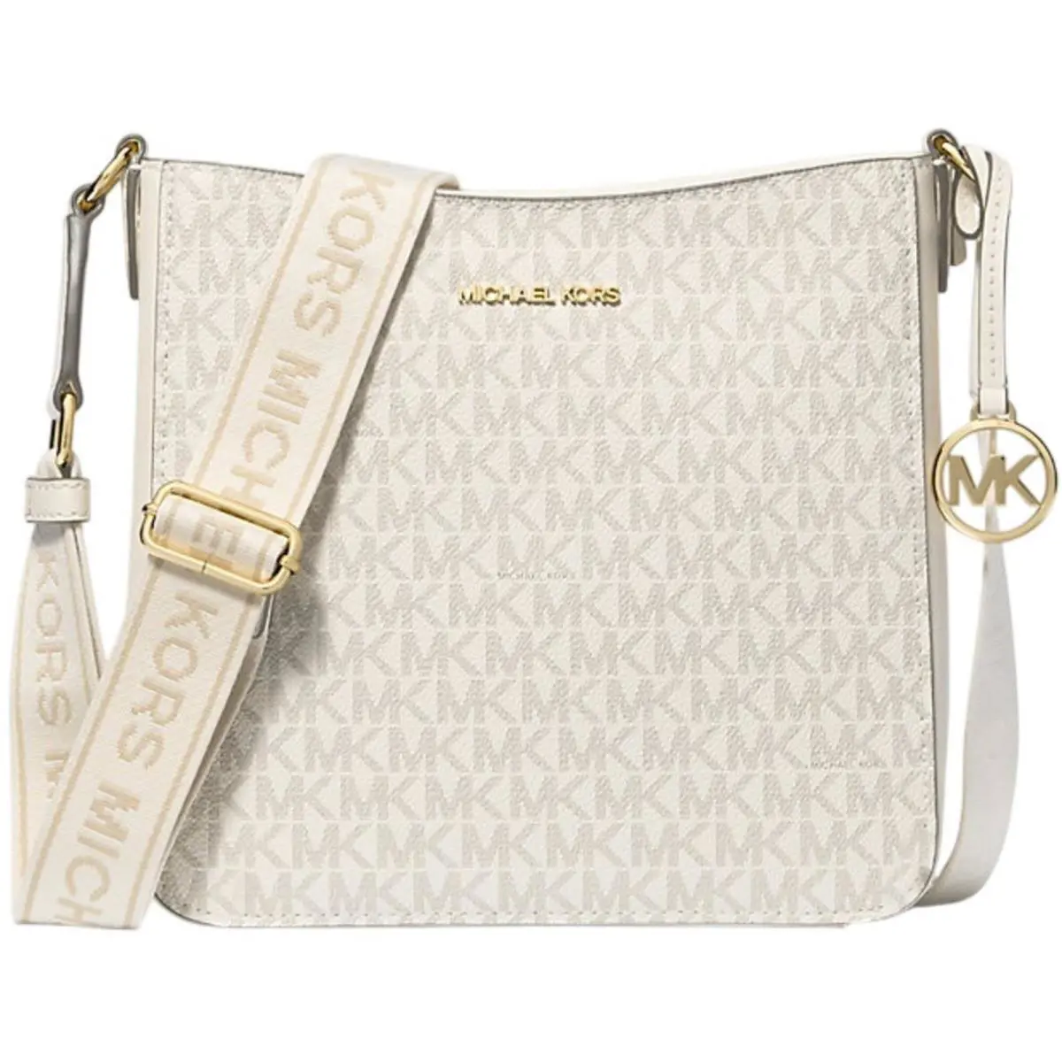 Michael Kors Women`s Messenger Bag Jet Set Light Cream Multi 35S5GTVC1B Mlt