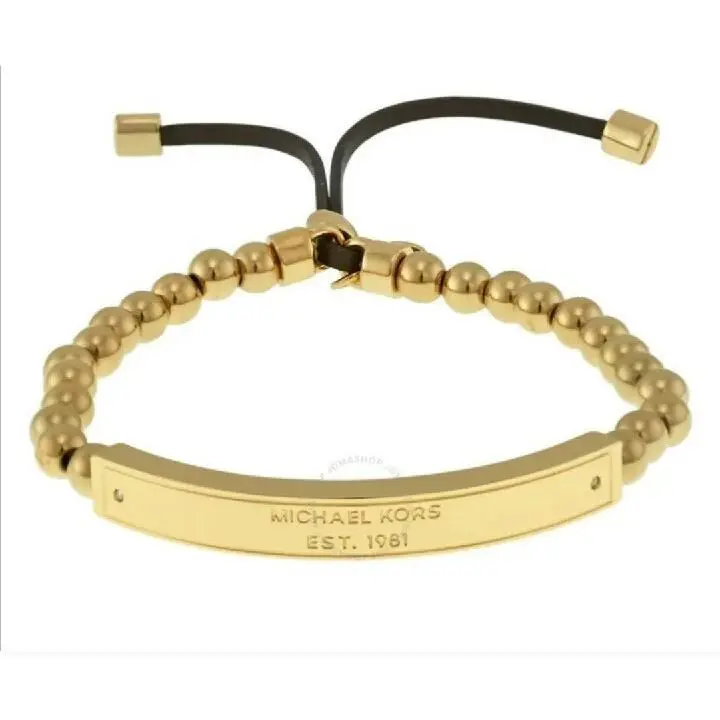 Michael Kors Bracelet Gold Tone Beaded