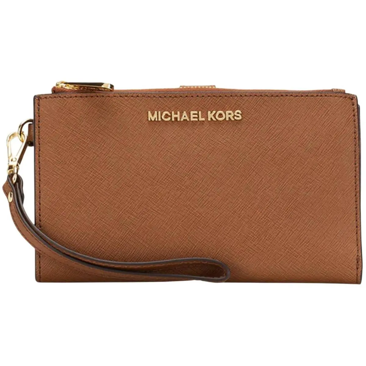 Women`s Wristlet Wallet Jet Set Large Luggage Brown 35F8GTVW0L Lug by Michael Kors