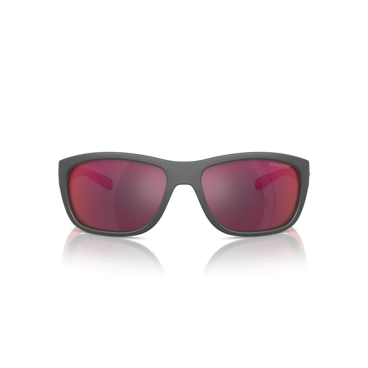 Arnette AN4337 Floresta Sunglasses Medium Grey/orange Matte/grey Mirrored