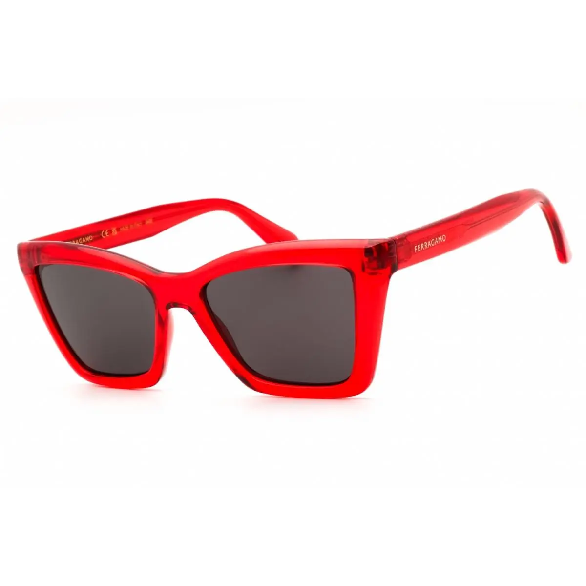 Salvatore Ferragamo SF2039SE 616 Transparent Red/grey 53-17-145 Sunglasses