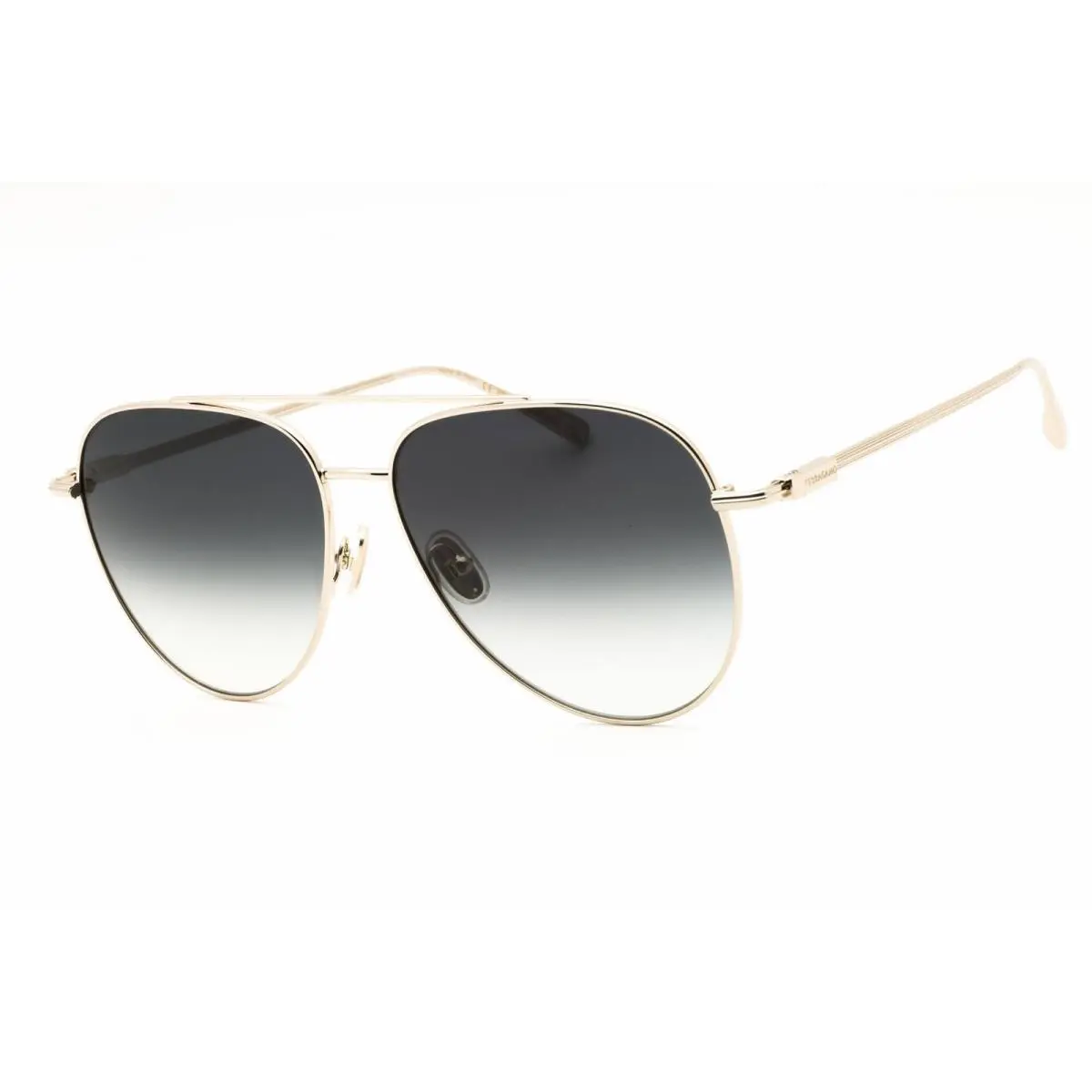 Salvatore Ferragamo Unisex Sunglasses Aviator Shape Full Rim Frame SF308S 715