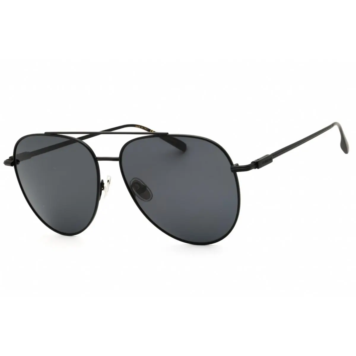 Salvatore Ferragamo SF308S 002 Matte Black/dark Grey 61-15-145 Sunglasses