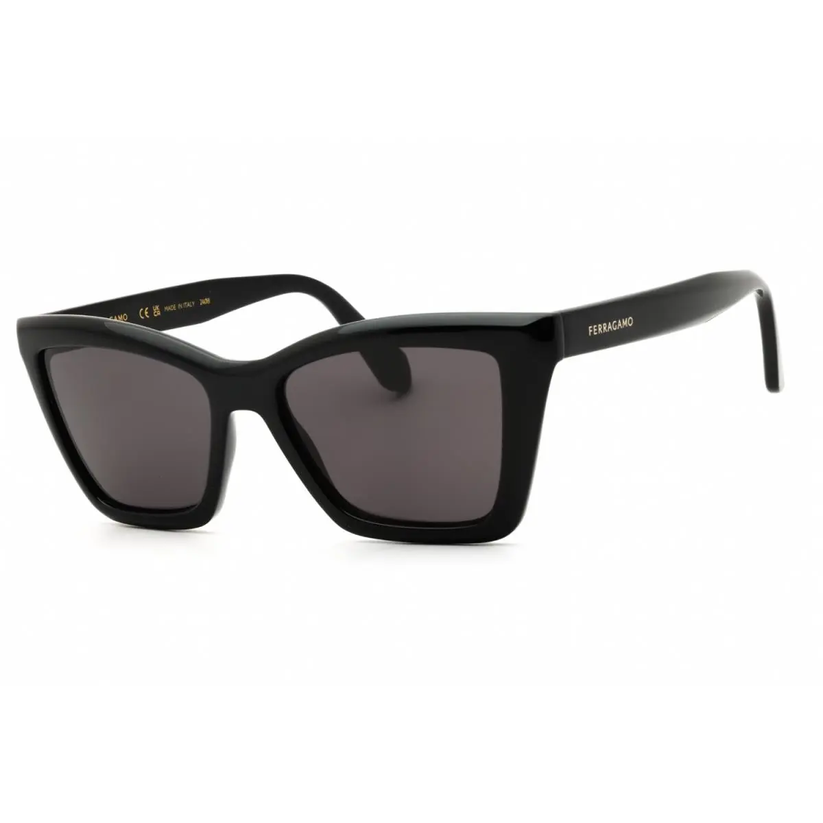 SF2039SE 001 Black/dark Grey 53-17-145 Sunglasses by Salvatore Ferragamo