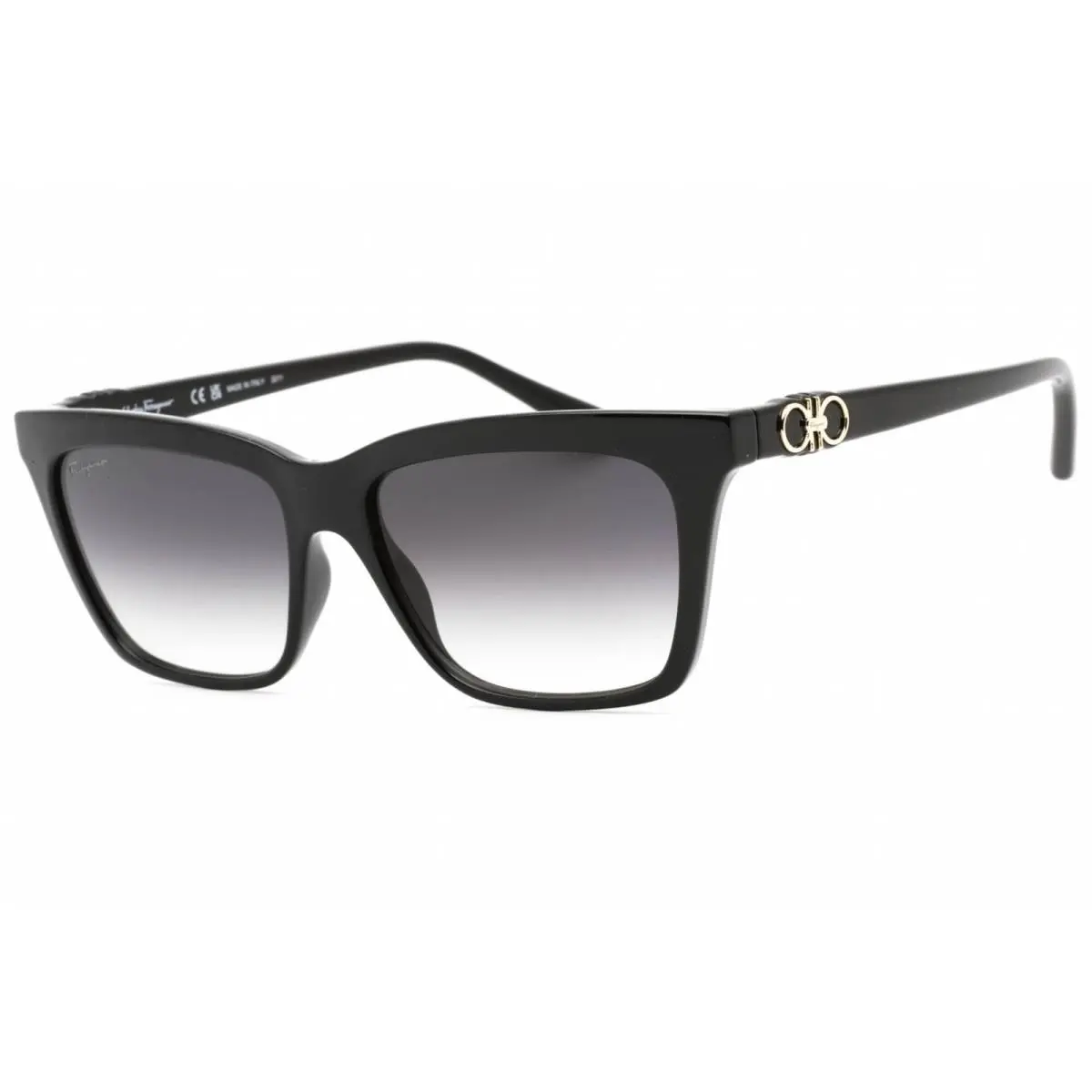 Women`s Sunglasses Black Acetate Square Frame SF1027S 001 by Salvatore Ferragamo