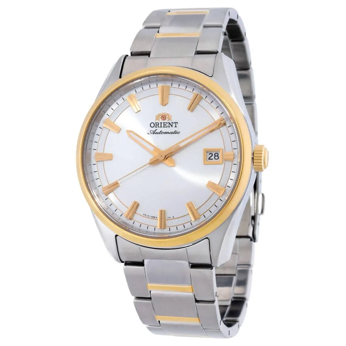 Contemporary Stretto Date Automatic White Dial Watch RA-AC0R01S30B by Orient
