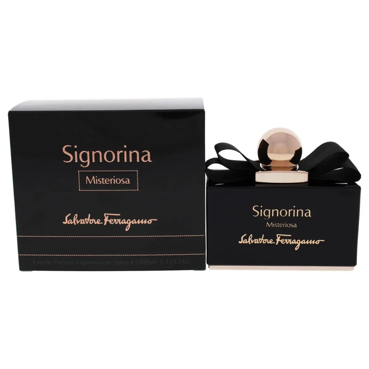 2 Pack Signorina Misteriosa by Salvatore Ferragamo For Women - 3.4 oz Edp Spray