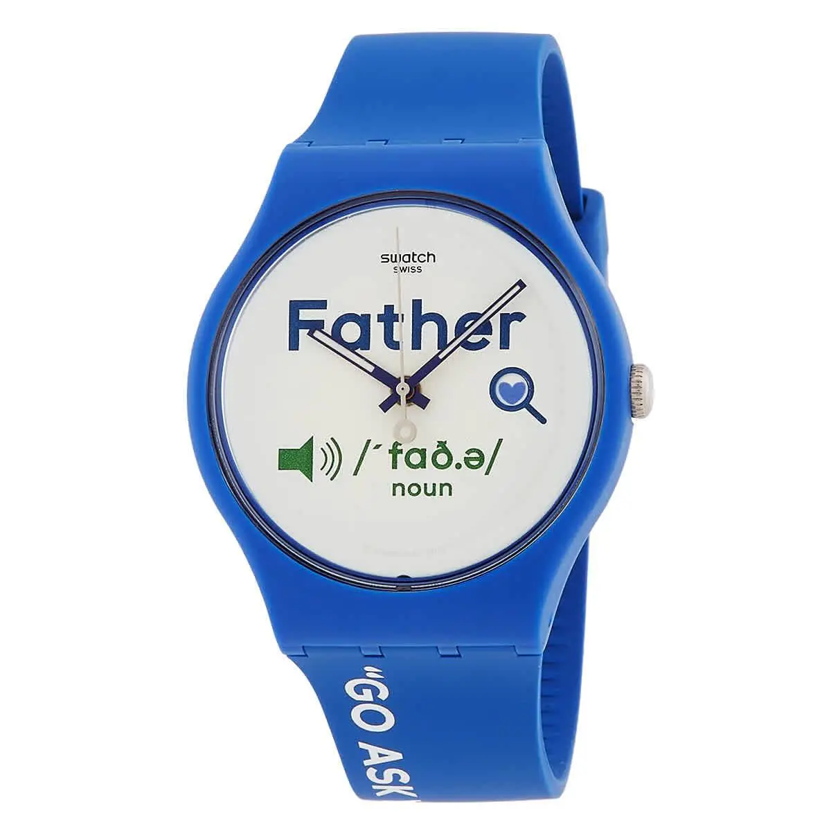 Swatch SO29Z704 Fathers Day White Dial 41 mm Men`s Watch