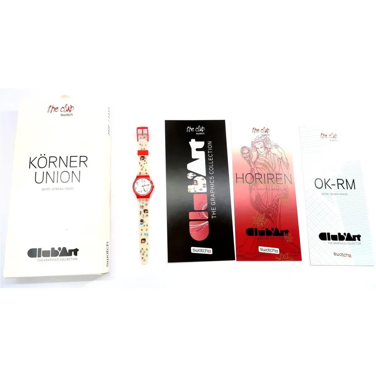 Swatch Watch Afreau Couti GZ197 by Korner Union Numbered Club Set 2008 3122