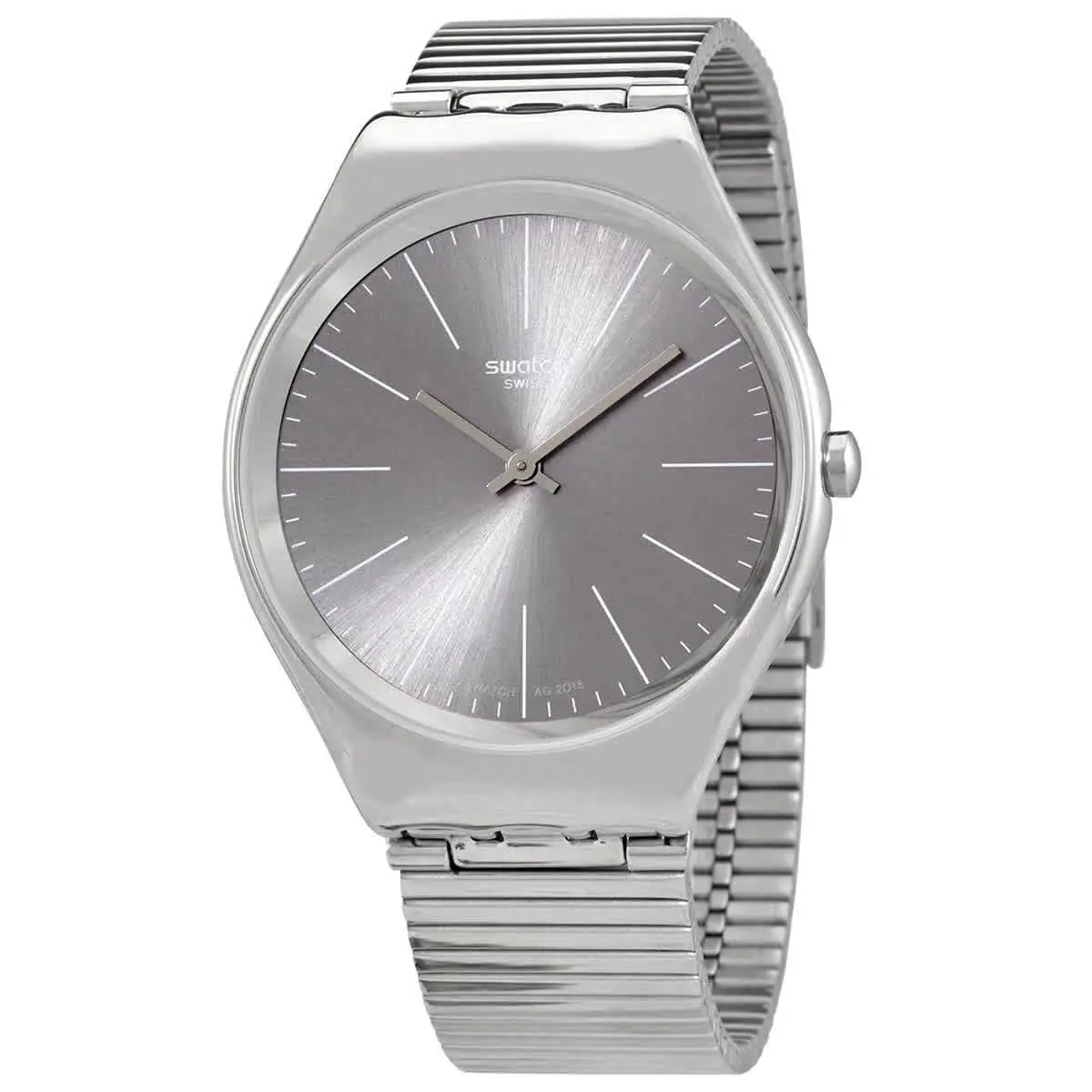 Swatch SYXS123GG Skinsteel Purple Dial 38 mm Unisex Watch
