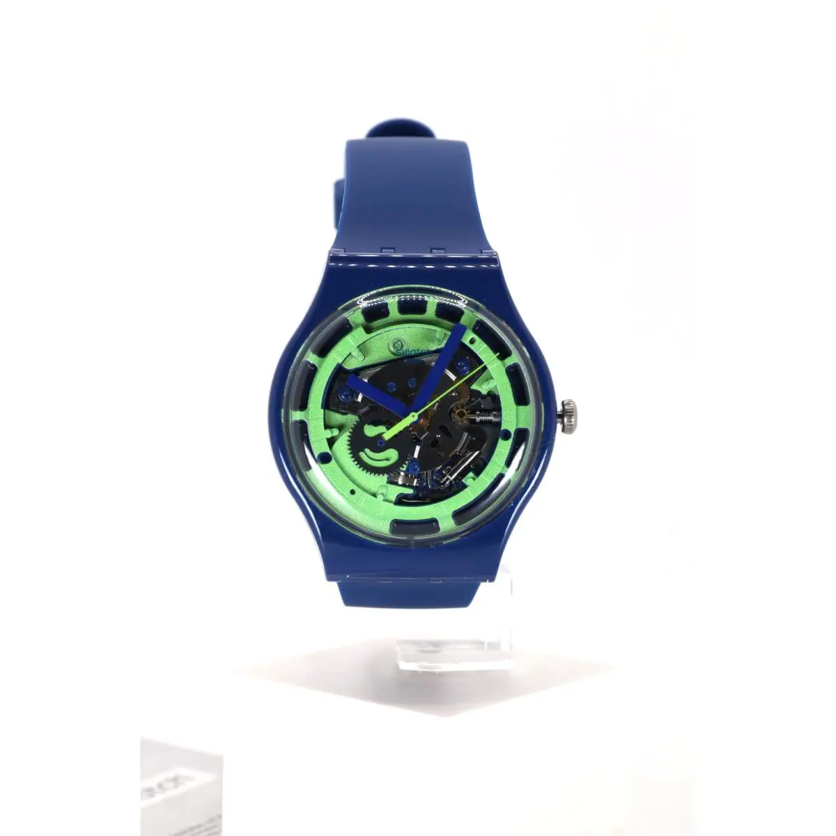 Swatch New Gent Limited Swiss Swatch Gent 41MM - SUON147 - Green Anatomy - Blue Skeleton