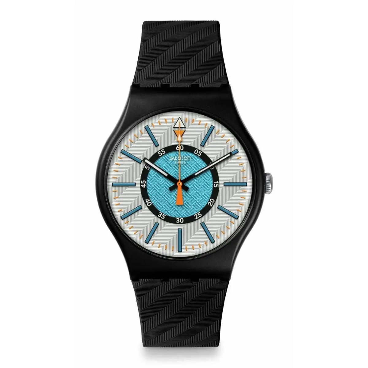 Gent Bioceramic Unisex Watch Casual Black Quartz by Swatch