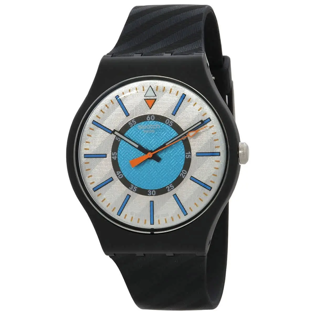 Swatch Originals Swatch Power Of Nature Good To Gorp Grey Dial Men`s Watch - Dial: Grey, Band: Black, Bezel: Black