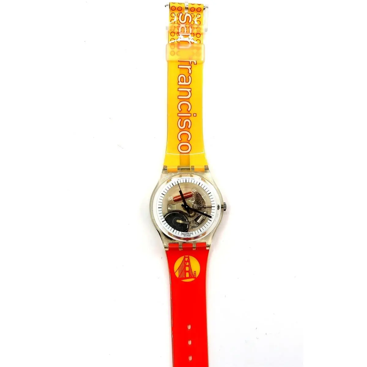 Swatch Watch Destination San Francisco GK209H with Case Papers 1999 Works