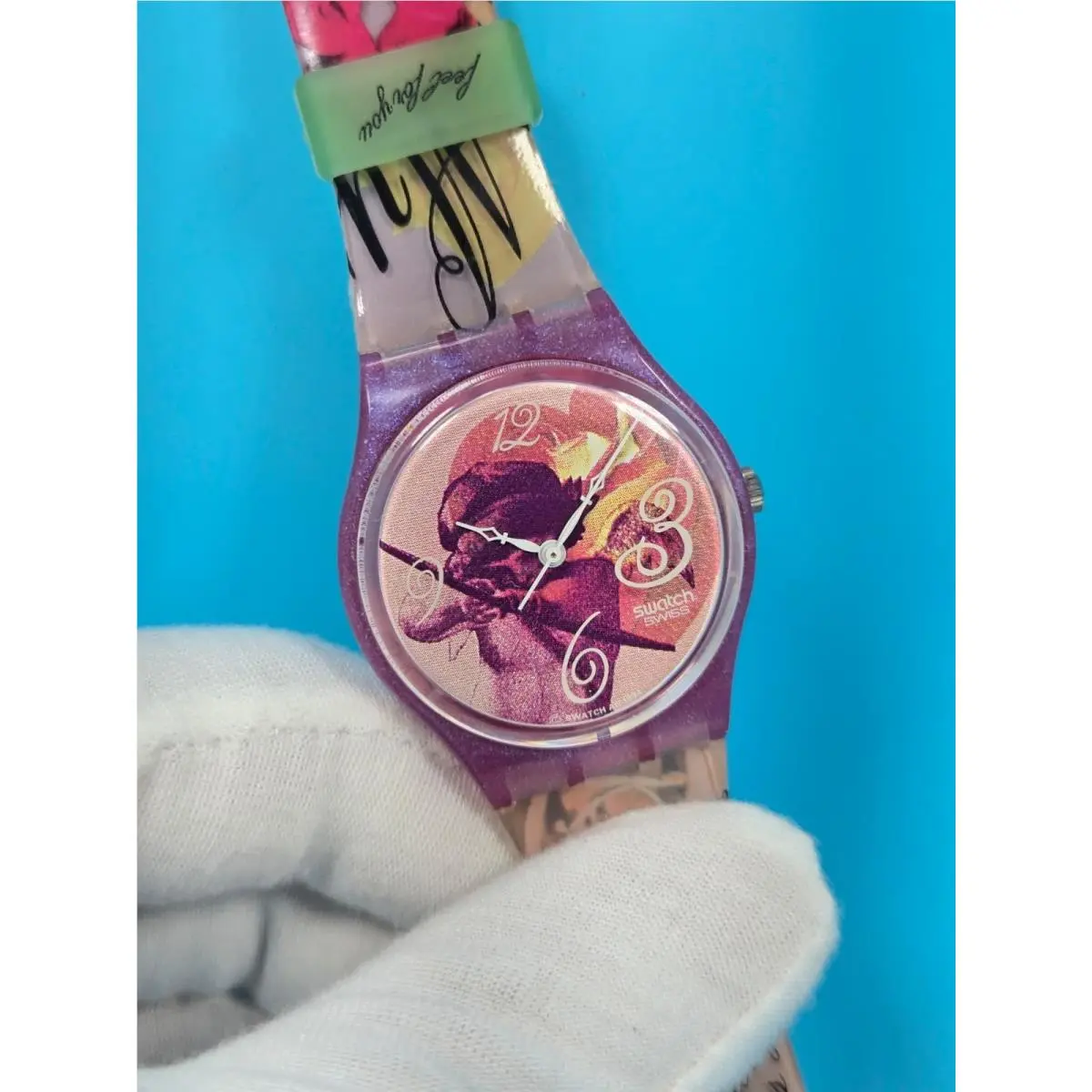 Swatch Watch For Your Heart Only GR127 with Case 1995 Special Edition Set