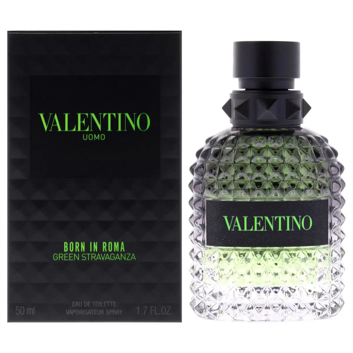2 Pack Valentino Uomo Born In Roma Green Stravaganza For Men - 1.7 oz
