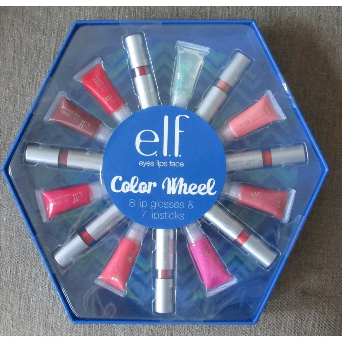 E.l.f. Lips Color Wheel 8 Lip Glosses 7 Lipsticks by e.l.f. Cosmetics