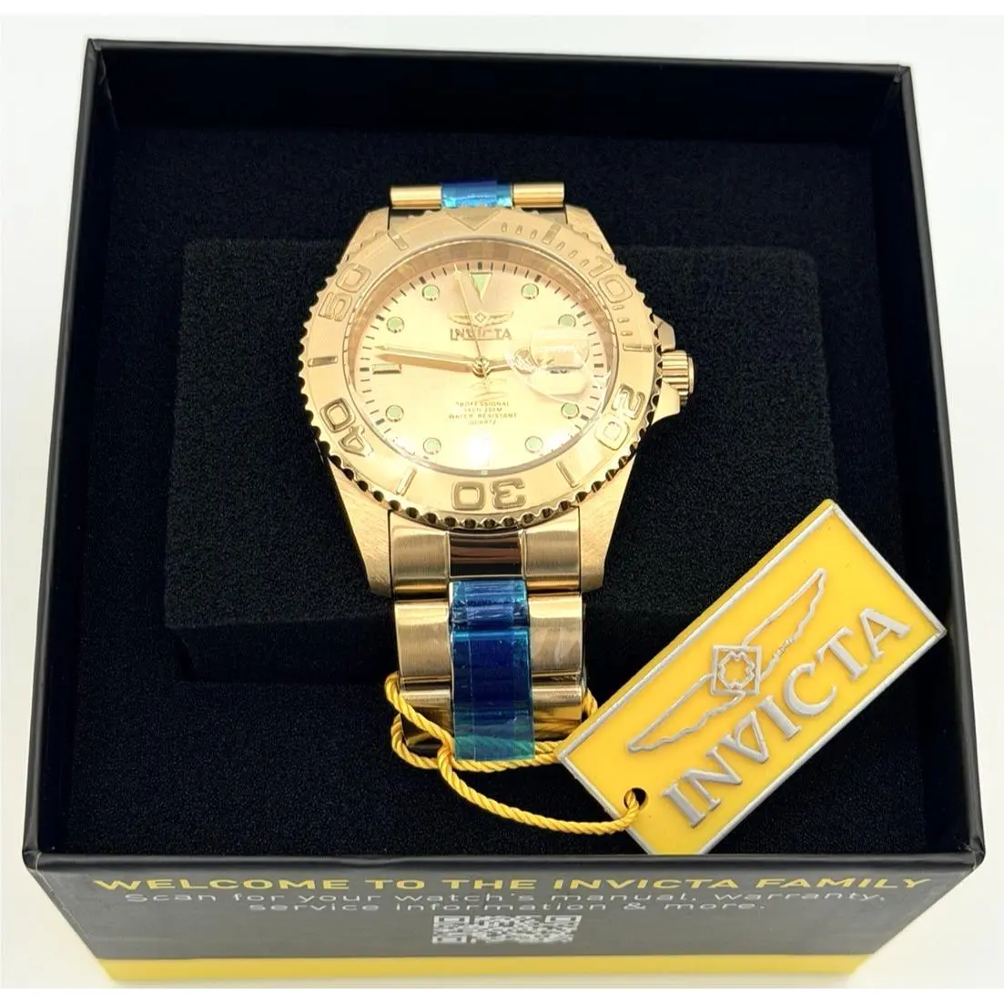 Invicta Pro Diver Aureus Men`s Watch - 43mm Gold Tone Model 69523