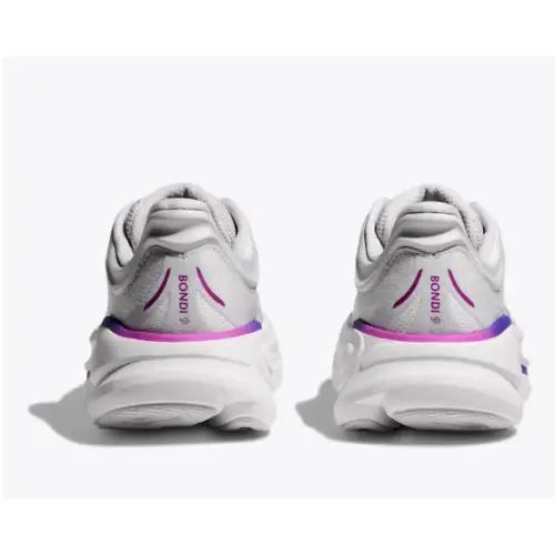 Hoka shoes - Hoka One One Bondi 5 - MANY COLOR OPTS, S: COSMIC GREY WHITE 11