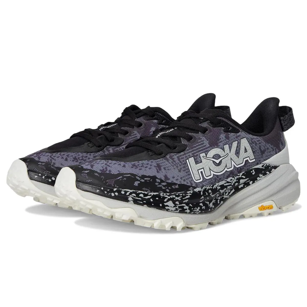 Man`s Sneakers Athletic Shoes Hoka Speedgoat 6 - Black/Stardust