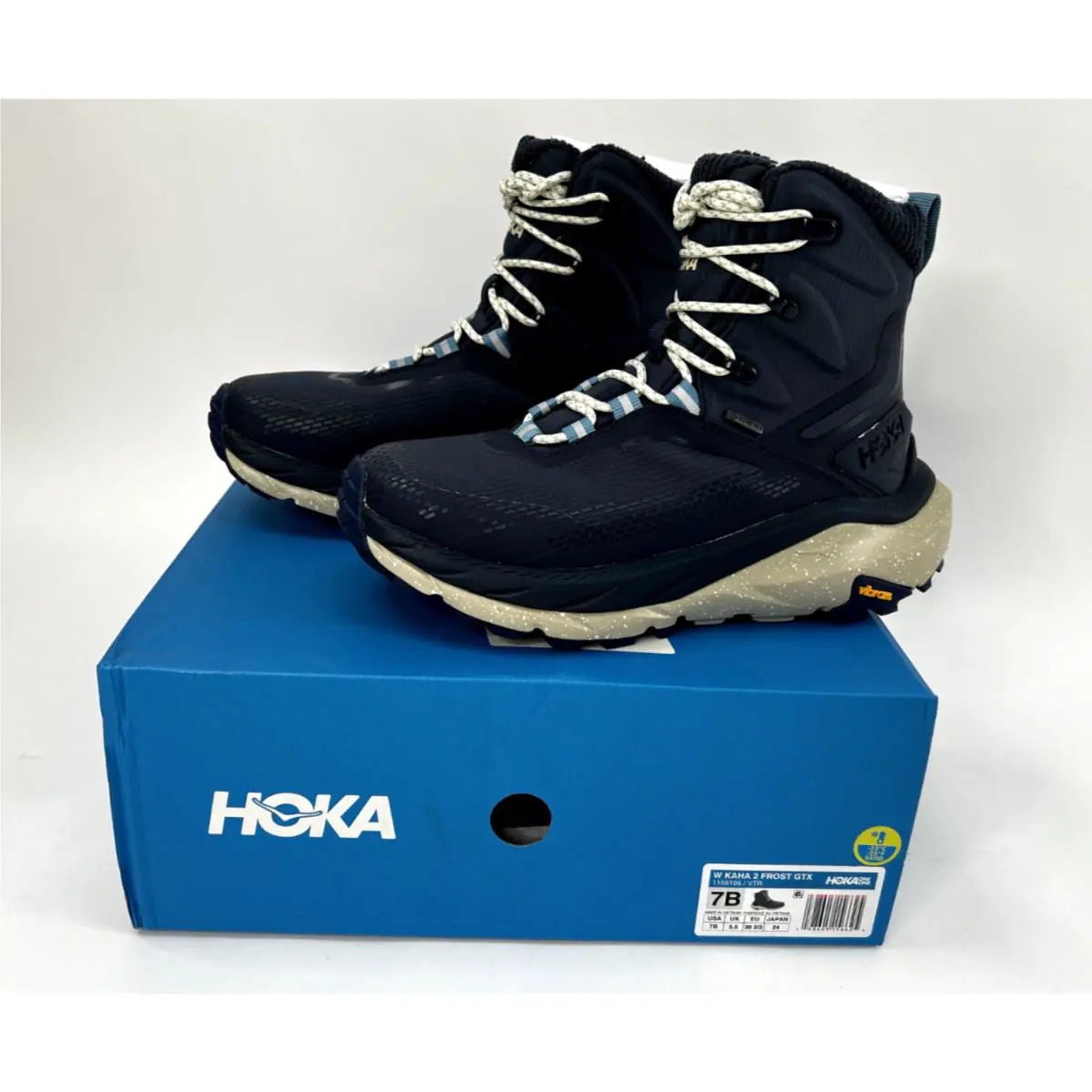 Hoka shoes - Hoka Kaha 2 GTX - Kaha GTX - 1155195 - Varsity Navy/Oyster Mushroom 9