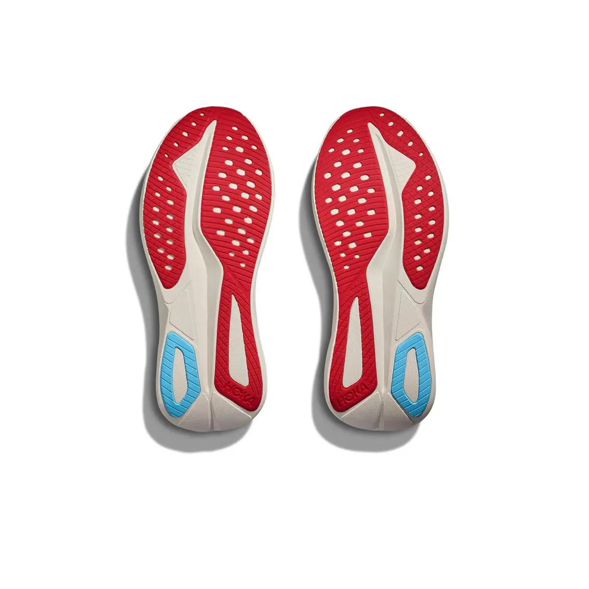 Hoka shoes - Alabaster/Soaring Blue 1