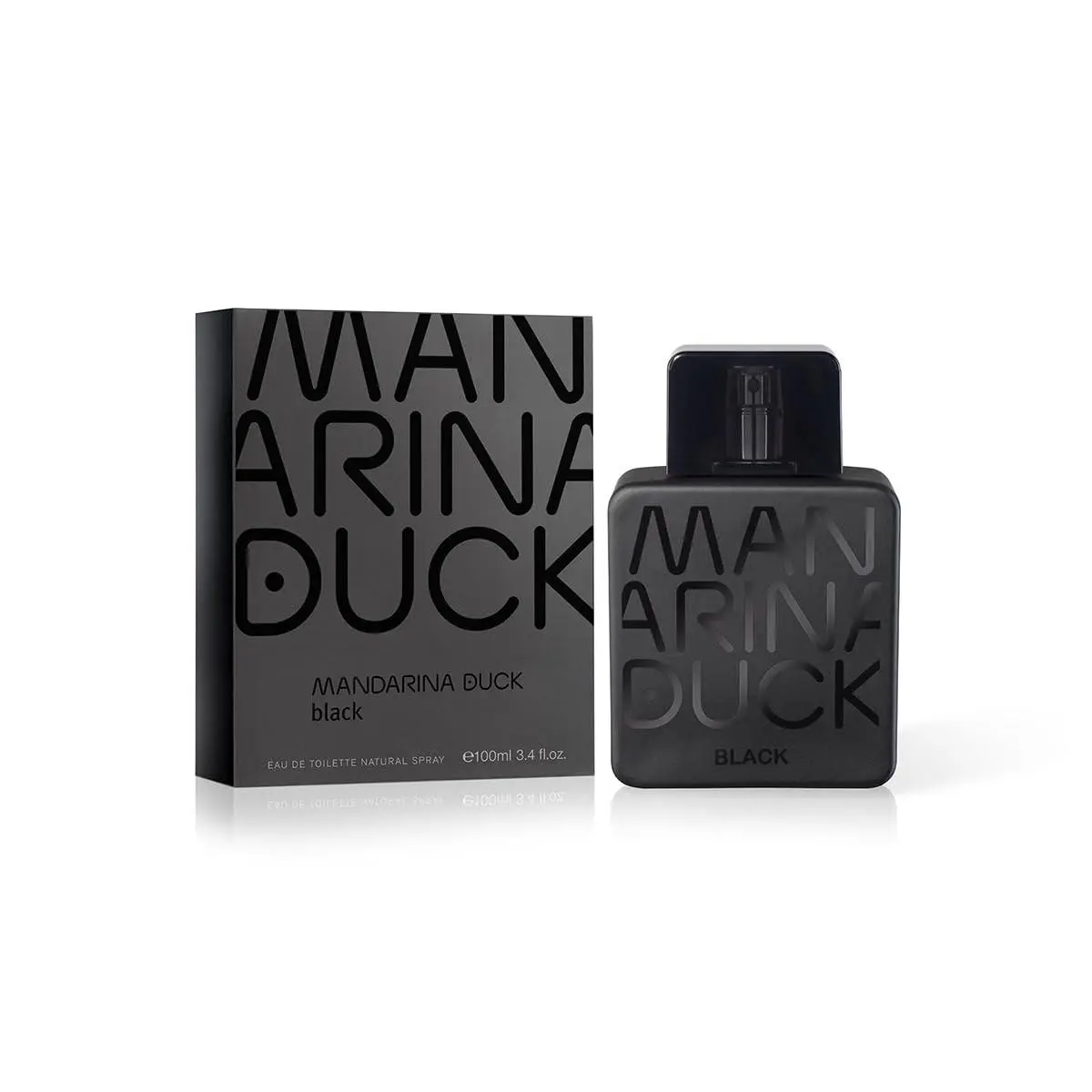 Mandarina Duck Black Eau De Toilette Spray For Men 3.4 Ounce