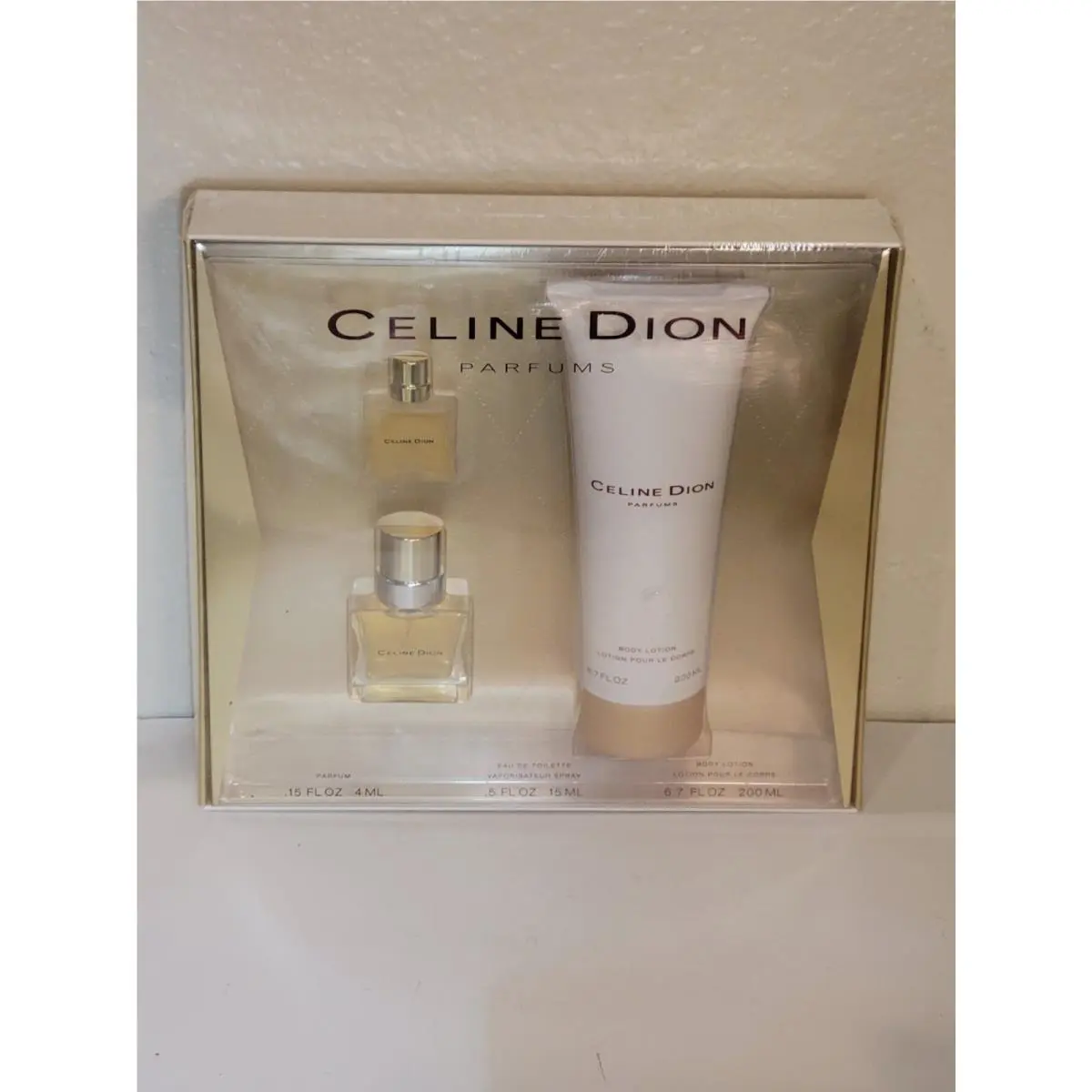 Celine Dion Signature Coty Perfume 3 Pc Box Set