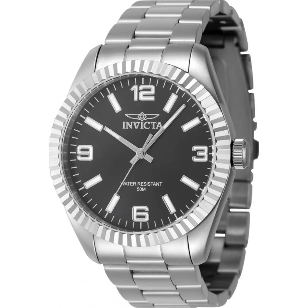 Invicta Men`s 47448 Specialty Quartz 3 Hand Black Dial Watch