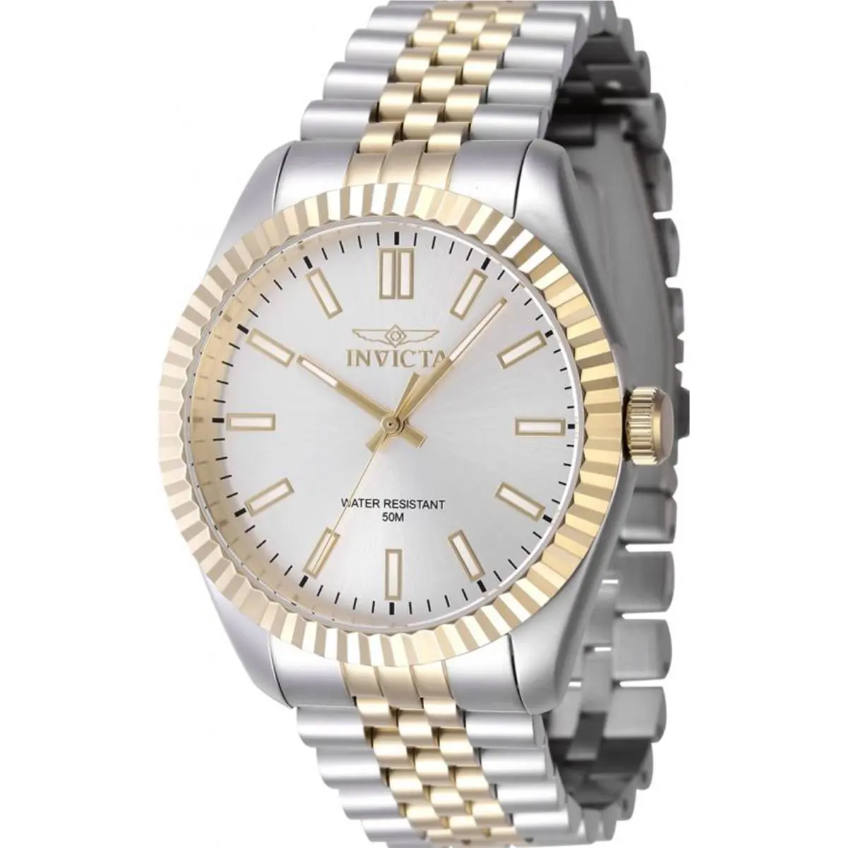 Invicta Men`s 47484 Specialty Quartz 3 Hand Silver Dial Watch