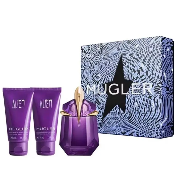 Alien 3 Pc Gift Set Eau de Parfum Spray 2 oz + Lotion +travel Spray 10ML by Mugler
